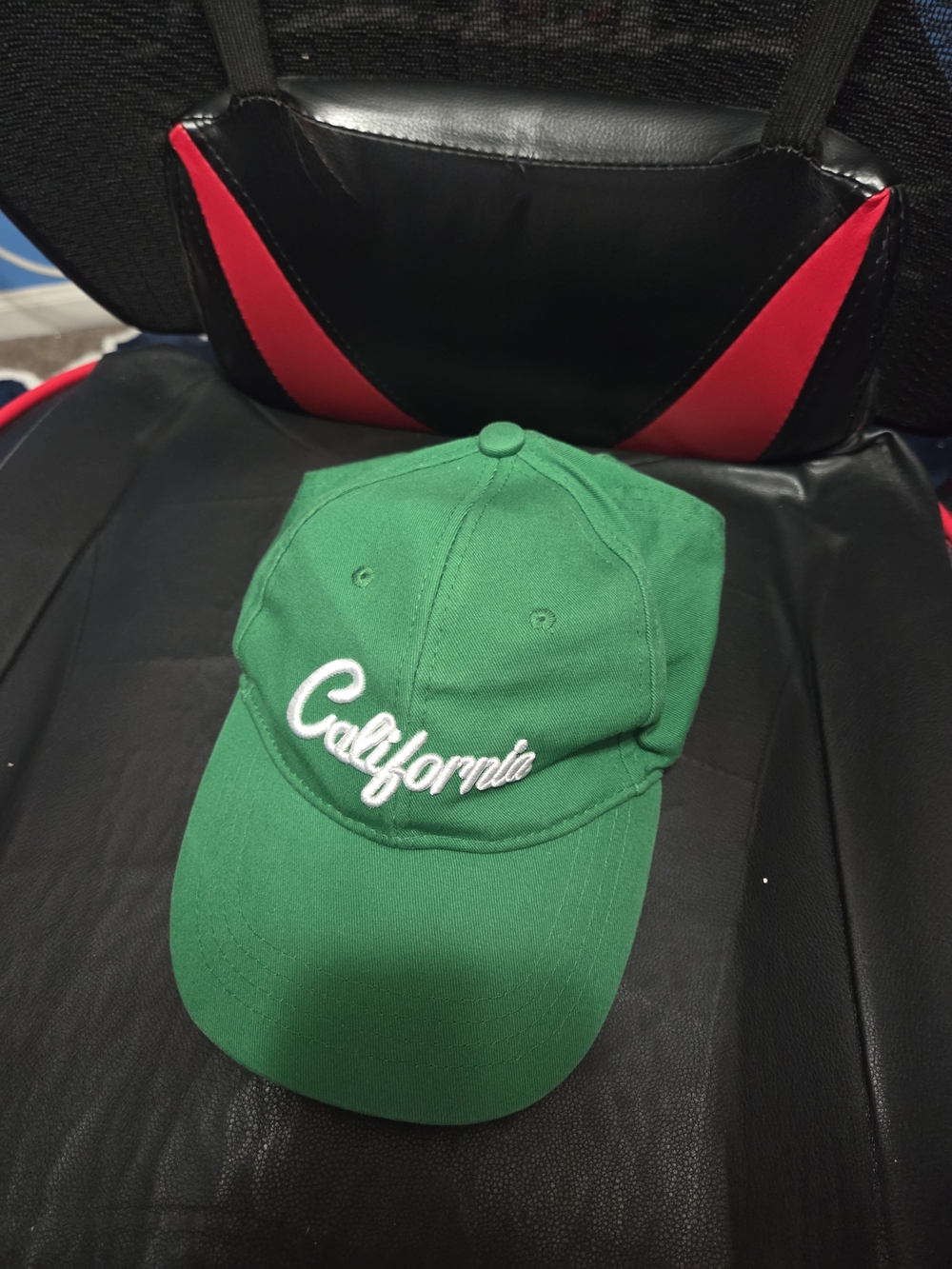 Vintage Green "California" Baseball Cap